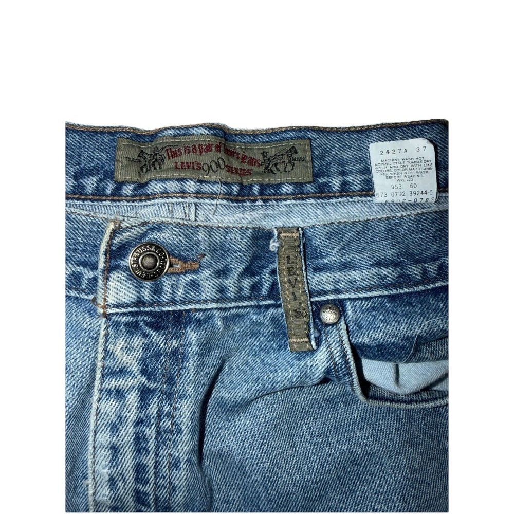 VTG 90s Levi's 900 Series Mom Jeans Womens 16 Tapered Leg High Waist USA - Picture 4 of 10